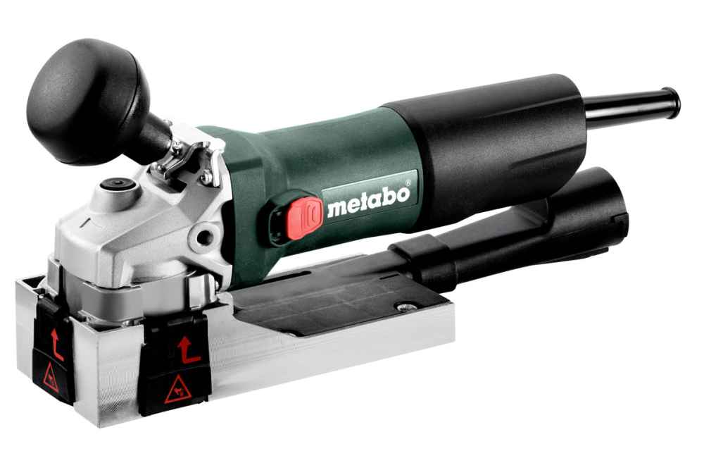 Metabo LF 850 S mit zusätzlichem Wendemesser, 5 statt 4, zum Mehrwert, Absaugverbindungsadapter, in MetaBox 145